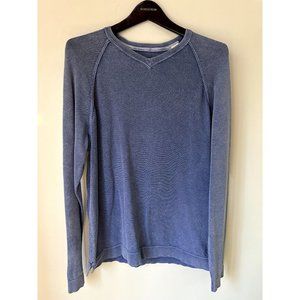 Tommy Bahama mens M Medium Blue Sweater Vintage Wash